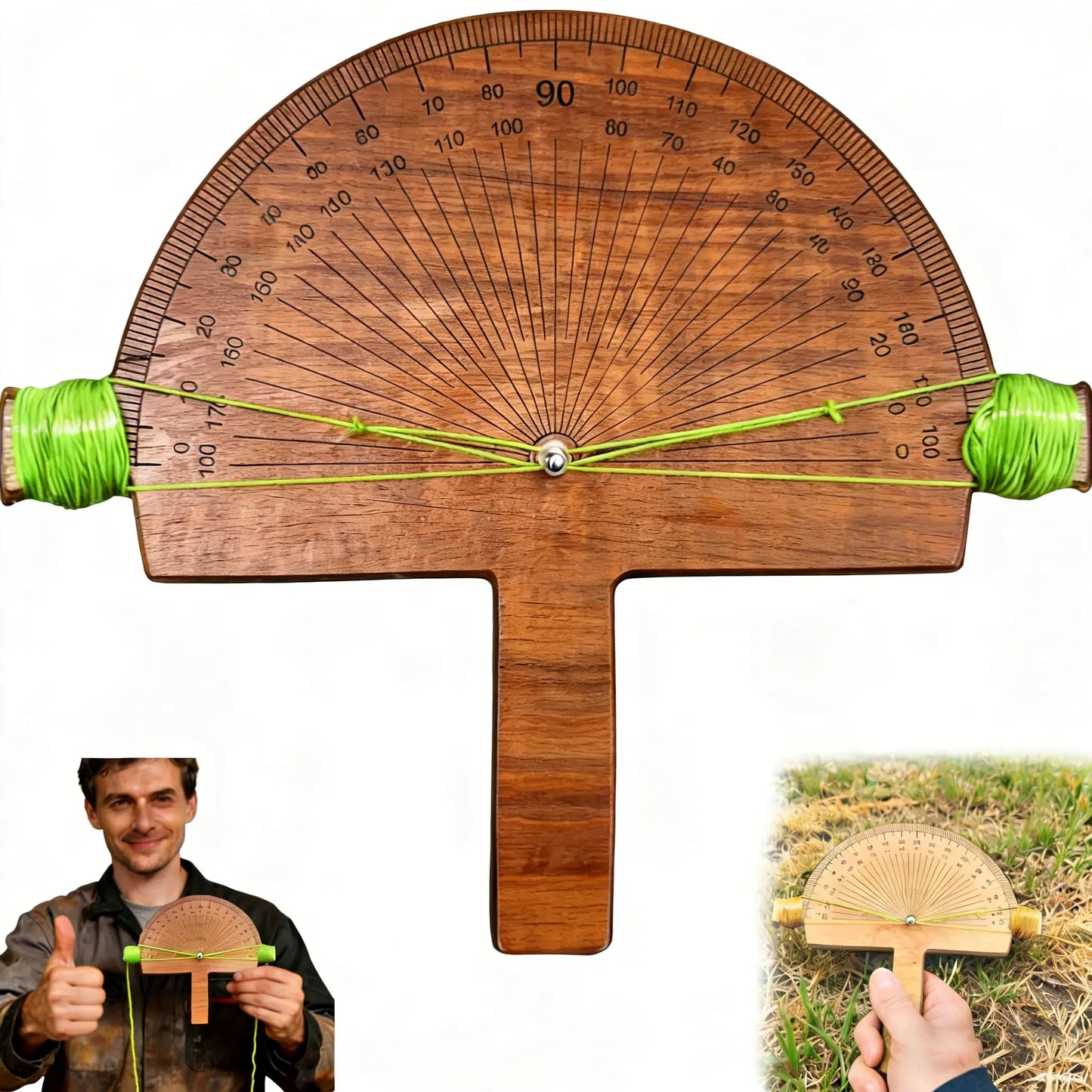 Handcrafted Wooden Precision Angle Finder