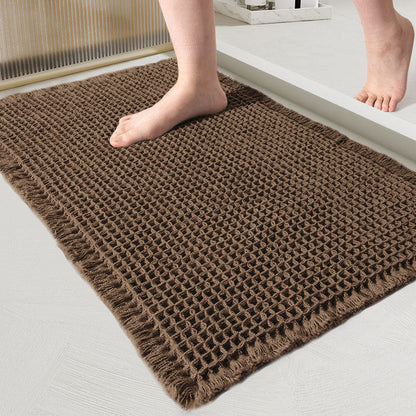 TYIIMAX™ Waffle Quick-Dry Bath Mat | Ultra Absorbent Non-Slip Floor Rug
