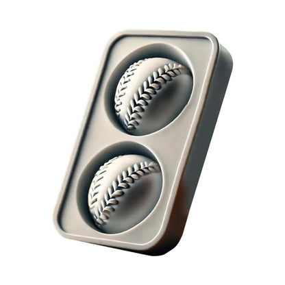 Baseball Ice Mold – Slow‑Melting Silicone Sphere Tray for Whiskey, Cocktails & More ⚾🧊