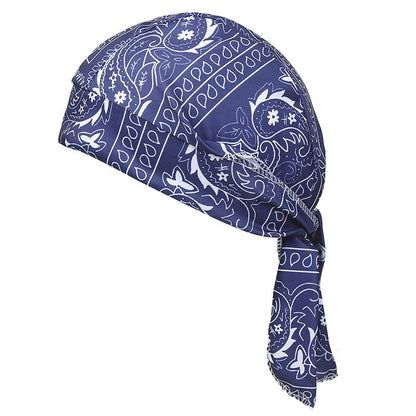 Cooling Paisley Helmet Liner & Headscarf