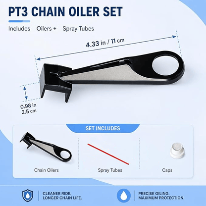 Tool For Applying Chain Lubricant Without Mess