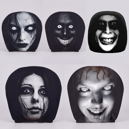 Tyiimax™ HauntedHead Phantom Headrest Covers