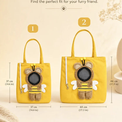Tyiimax™ CarryPaws Plush Pet Carrier Tote