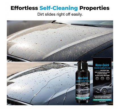 Nano Ceramic Car Coating Spray, Hydrophobic Paint Protector