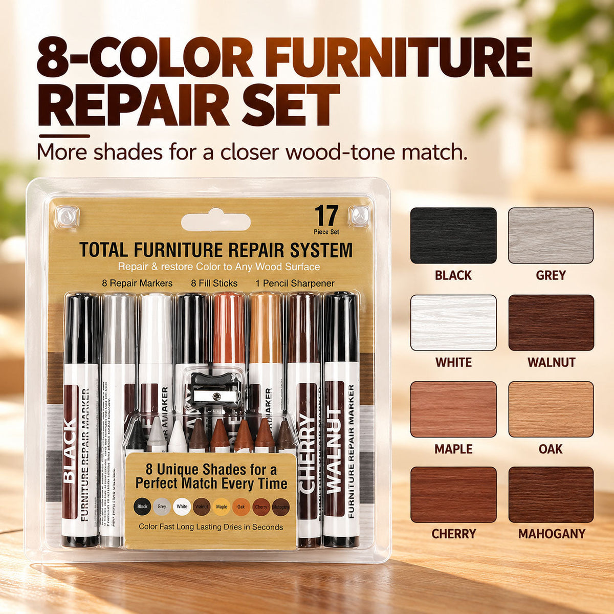 Wooden Furniture Repair Markers