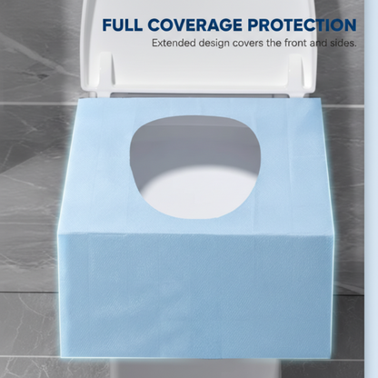 💥Disposable Waterproof Toilet Seat Covers Pack – Hygienic, Comfortable & Perfect for Travel & Public Restrooms 🧳