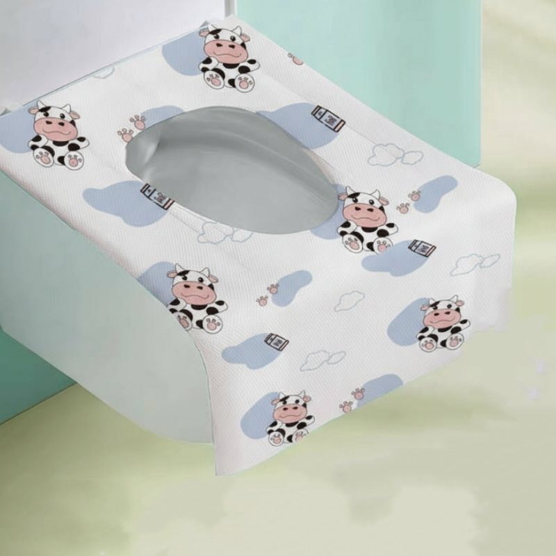 💥Disposable Waterproof Toilet Seat Covers Pack – Hygienic, Comfortable & Perfect for Travel & Public Restrooms 🧳
