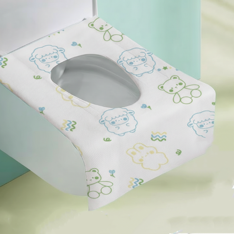 💥Disposable Waterproof Toilet Seat Covers Pack – Hygienic, Comfortable & Perfect for Travel & Public Restrooms 🧳