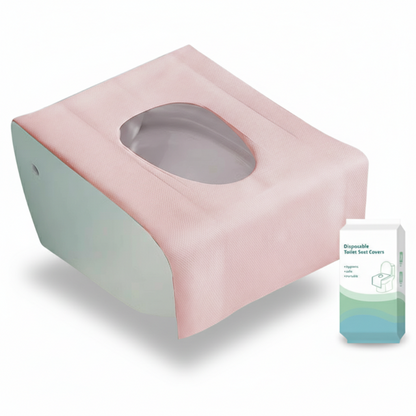 💥Disposable Waterproof Toilet Seat Covers Pack – Hygienic, Comfortable & Perfect for Travel & Public Restrooms 🧳