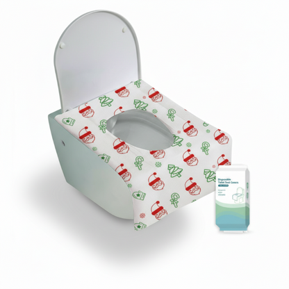 💥Disposable Waterproof Toilet Seat Covers Pack – Hygienic, Comfortable & Perfect for Travel & Public Restrooms 🧳