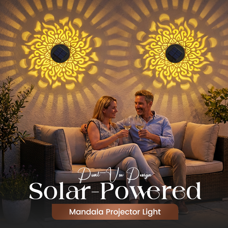 Solar-Powered Decor Projection Light