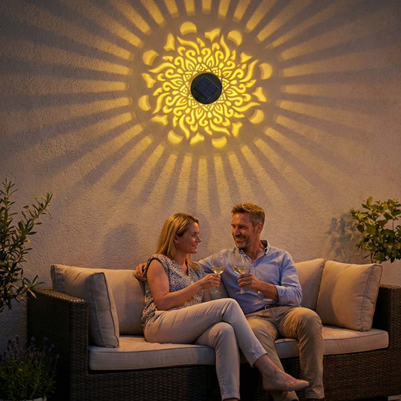Solar-Powered Decor Projection Light