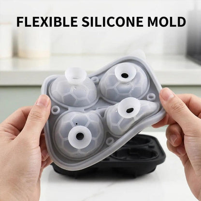 Football Shape Silicone Ice Ball Mold