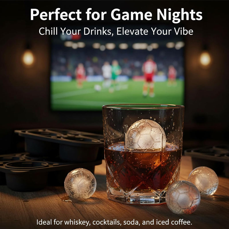 Football Shape Silicone Ice Ball Mold