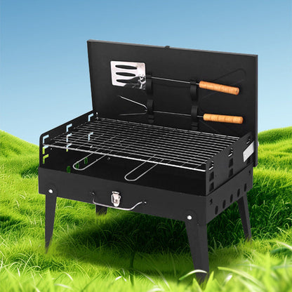 Portable Folding Charcoal Grill – Multiple Sizes for Backyard, Beach & Camping