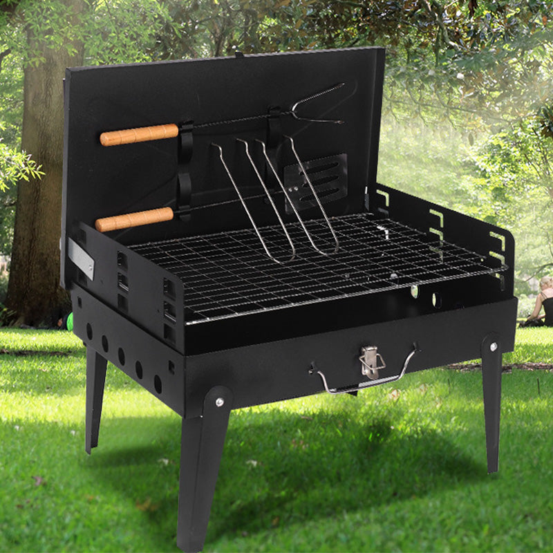 Portable Folding Charcoal Grill – Multiple Sizes for Backyard, Beach & Camping