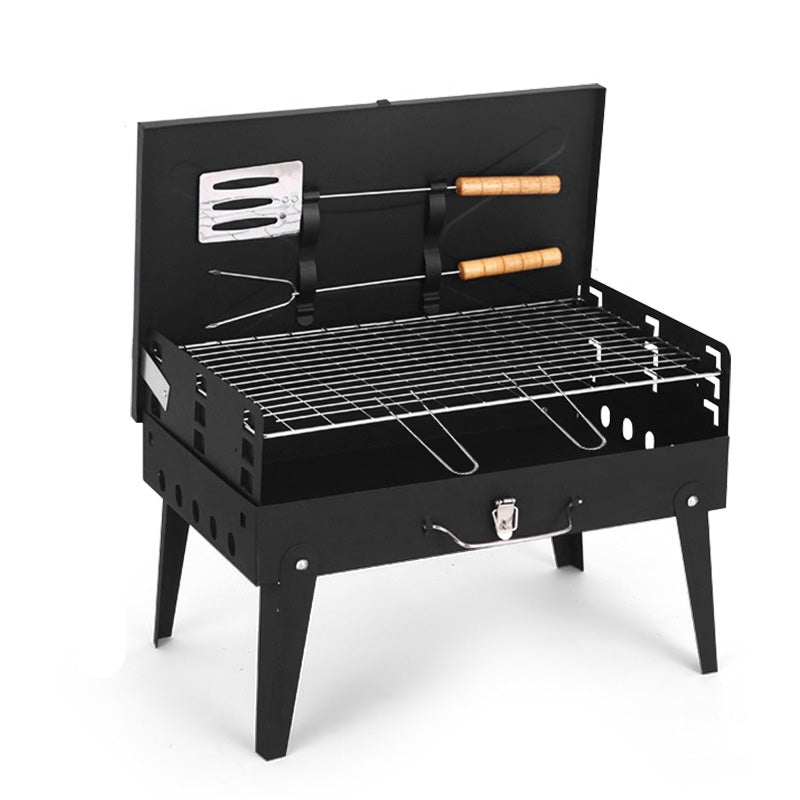 Portable Folding Charcoal Grill – Multiple Sizes for Backyard, Beach & Camping