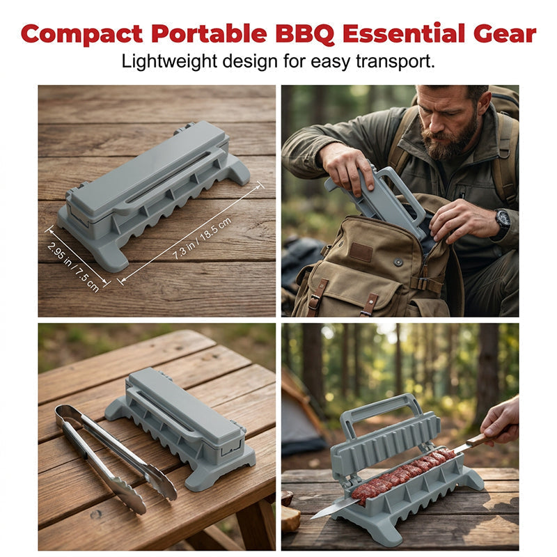 Effortless BBQ Kebab Maker Skewer Tool