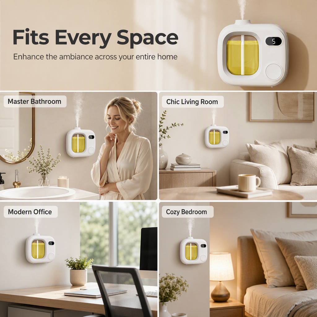 TYIIMAX™ Smart LED Aroma Diffuser with Mist Control