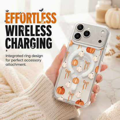 🎃TYIIMAX™ Halloween Candy Ghost Phone Case – Cute Pumpkin & Ghost Design, Shockproof Magnetic Case