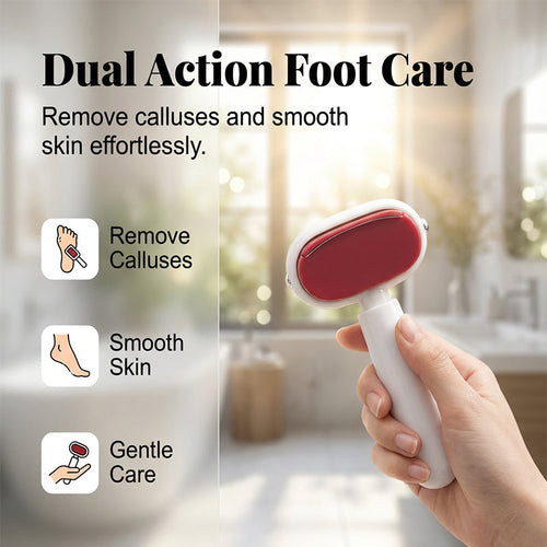 TYIIMAX™ Double-Sided Foot Scraper – Easily Removes Calluses and Dead Skin ✨🦶
