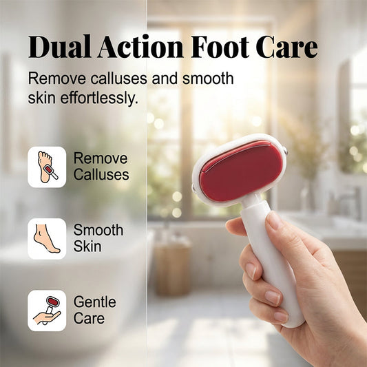 TYIIMAX™ Double-Sided Foot Scraper – Easily Removes Calluses and Dead Skin ✨🦶