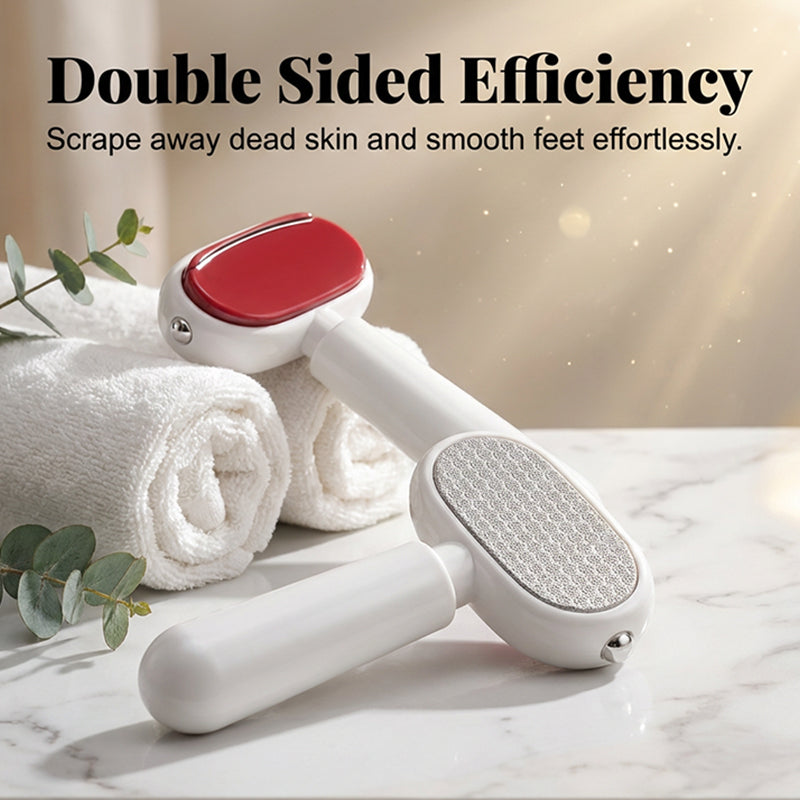 TYIIMAX™ Double-Sided Foot Scraper – Easily Removes Calluses and Dead Skin ✨🦶