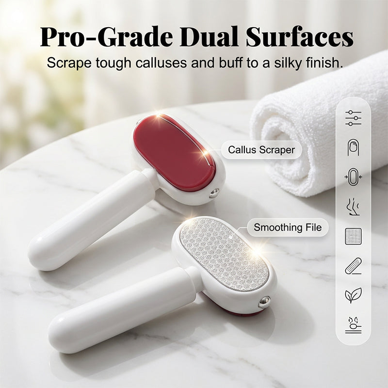 TYIIMAX™ Double-Sided Foot Scraper – Easily Removes Calluses and Dead Skin ✨🦶
