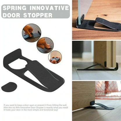 2-Pack Door Stopper Protector –  No-drill, residue-free & holds doors open. Safe & simple – stock up & save! 🏠✅