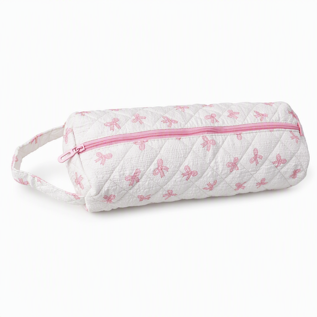 🔥Portable Quilted Travel Storage Bag with Handle for Hair Dryer Curling Iron and Hair Straightener🐆