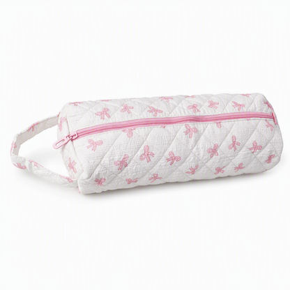🔥Portable Quilted Travel Storage Bag with Handle for Hair Dryer Curling Iron and Hair Straightener🐆