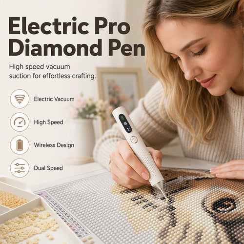 💎Rechargeable Electric Diamond Pen – Precise, Comfortable, Time‑Saving