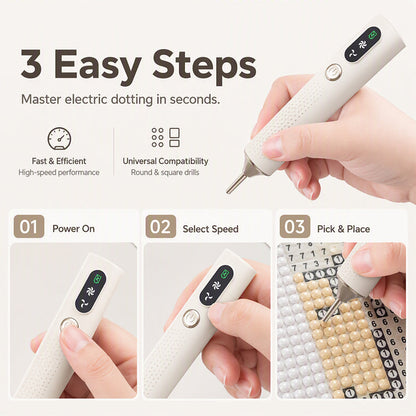 💎Rechargeable Electric Diamond Pen – Precise, Comfortable, Time‑Saving