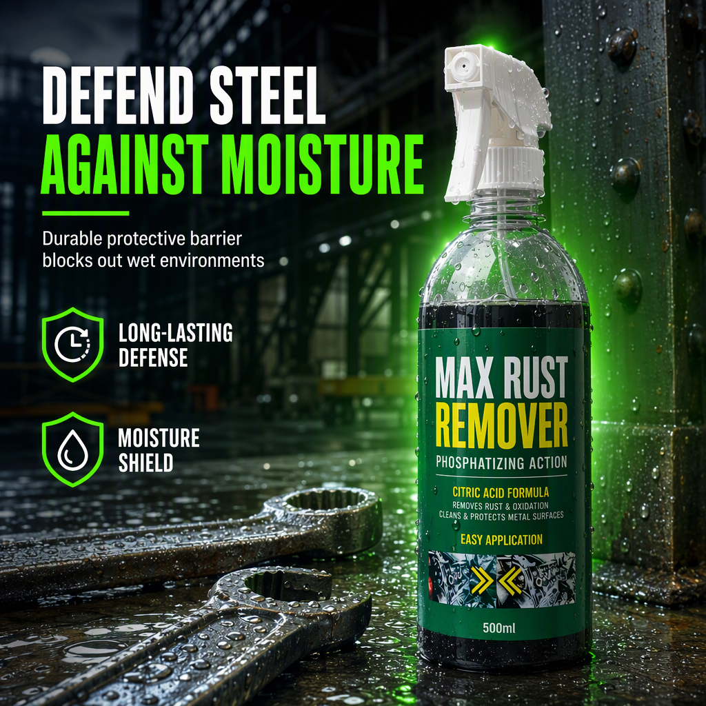 🔧 💨 3 in 1 Rust Remover & Phosphating Agent – Degrease, Remove Rust, Anti-Rust ✨
