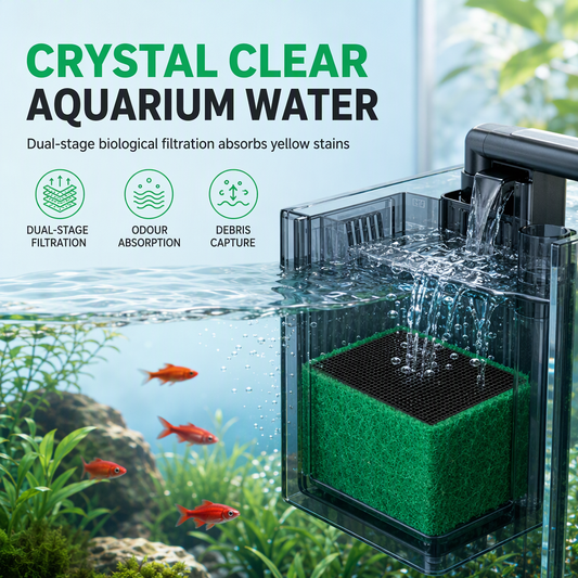 🐠💧 Activated Carbon Filter Cube – honeycomb filtration clears cloudy water, removes odors. Anti-crumble block for crystal-clear aquarium! 🛡️✅