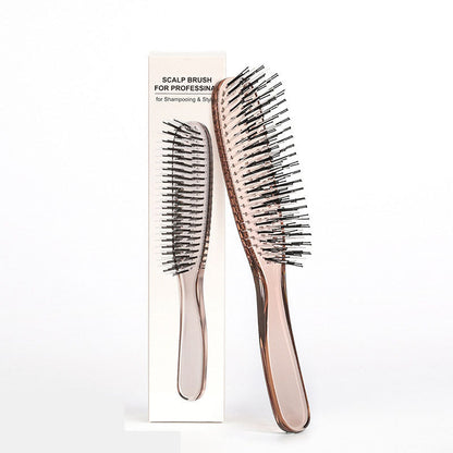 Detangle Knots Instantly! Gentle Portable Scalp Massage Hairbrush