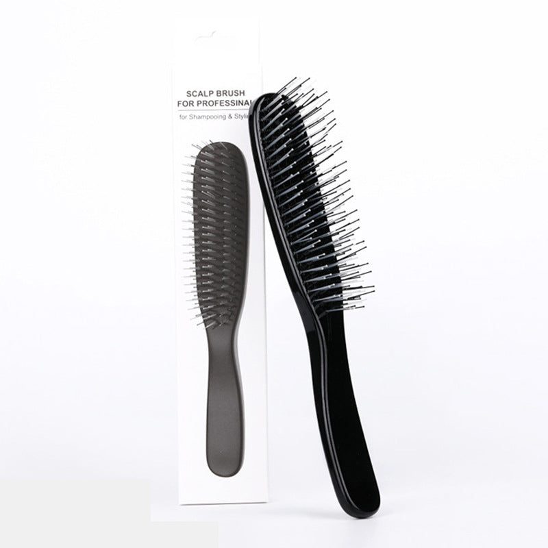 Detangle Knots Instantly! Gentle Portable Scalp Massage Hairbrush