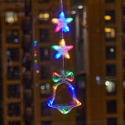 🎄❄️ DIY Christmas Snowflake Suction Cup LED Lights ✨ | Battery Operated, Warm & Multi-Colour, Window Suction Lights, Christmas Home & Party Decor