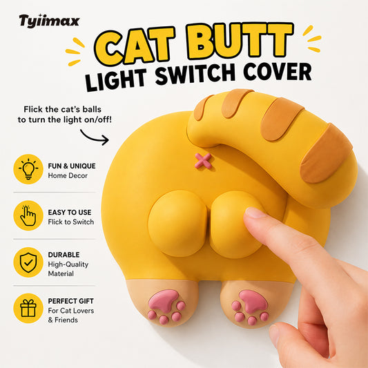 Tyiimax™ Funny Cat Butt Light Switch Cover