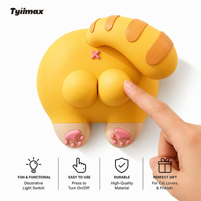 Tyiimax™ Funny Cat Butt Light Switch Cover